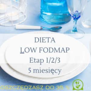Dieta Low Fodmap - Cały program/3 etapy/ 5 miesięcy