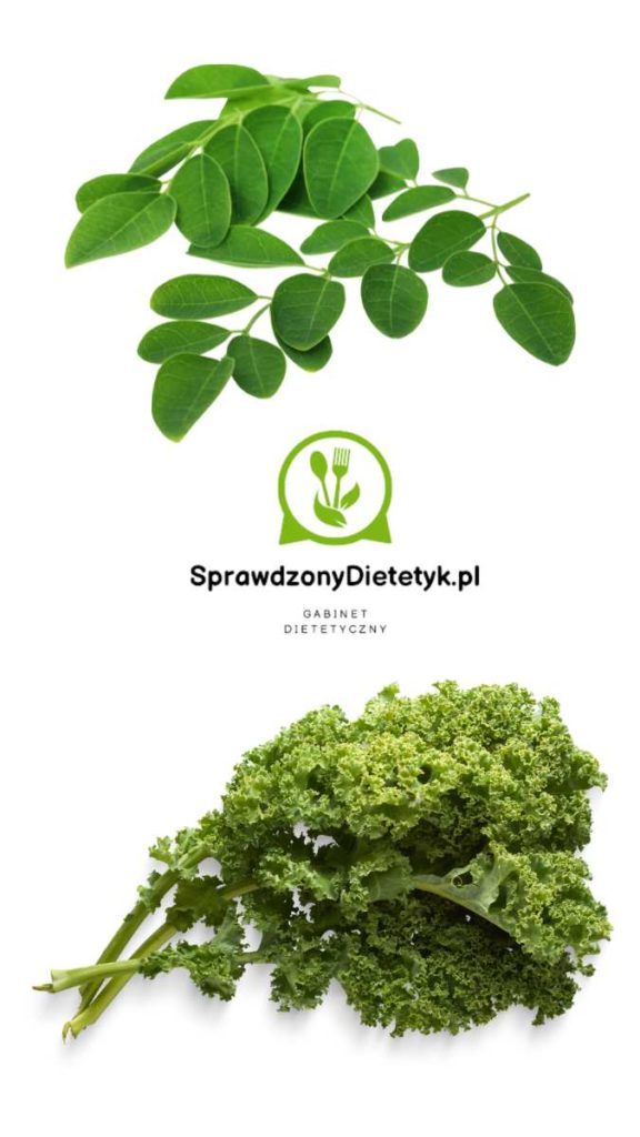 Moringa vs. Jarmuż porównanie superfoods